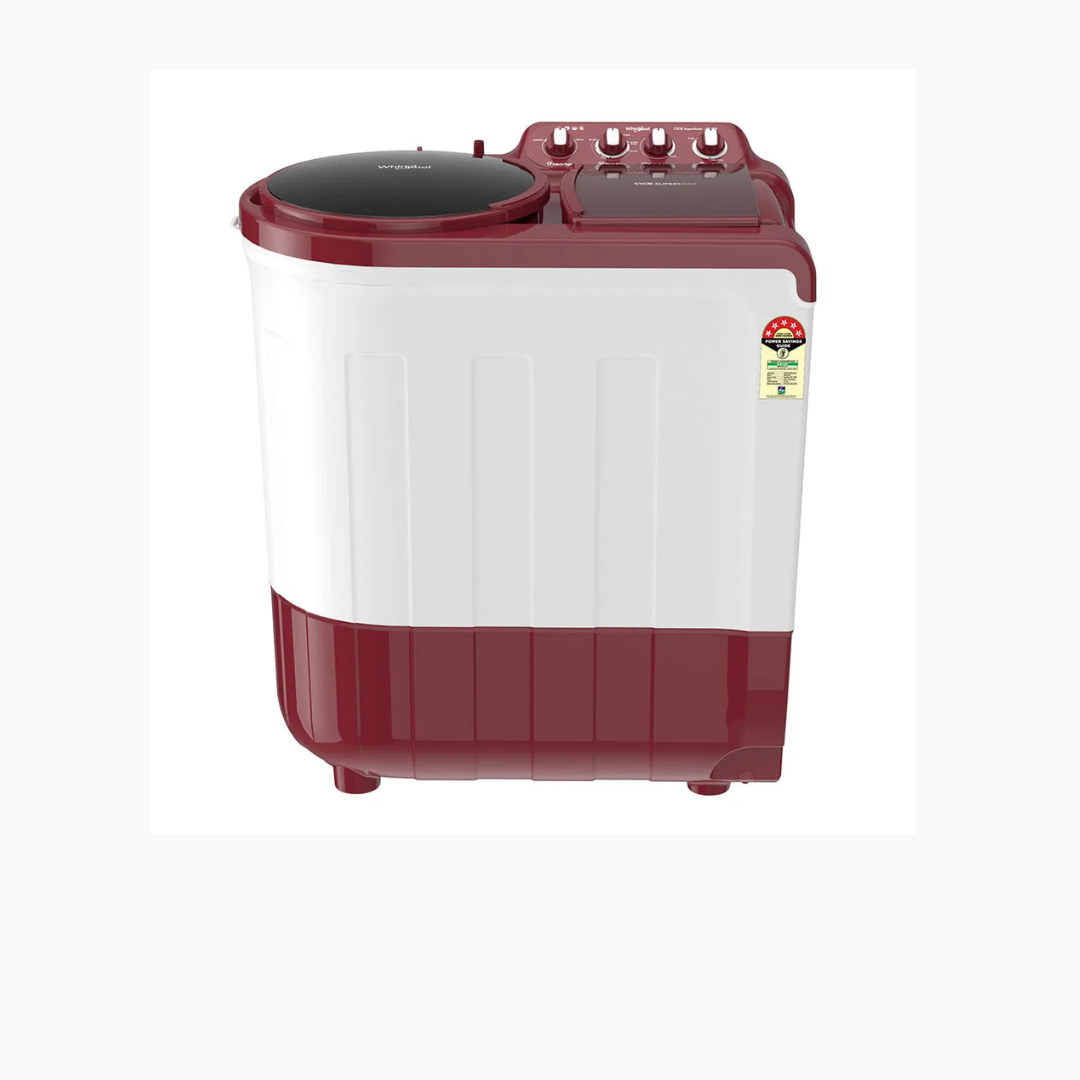 WHIRLPOOL SEMI AUTOMATIC  ACE 8.0 SUPER SOAK(30133)CORAL RED 8 K WHIRLPOOL