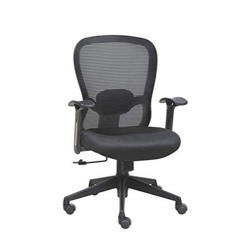 ARENA Mid Back Chair Nylon Base Black Revolving ARENA