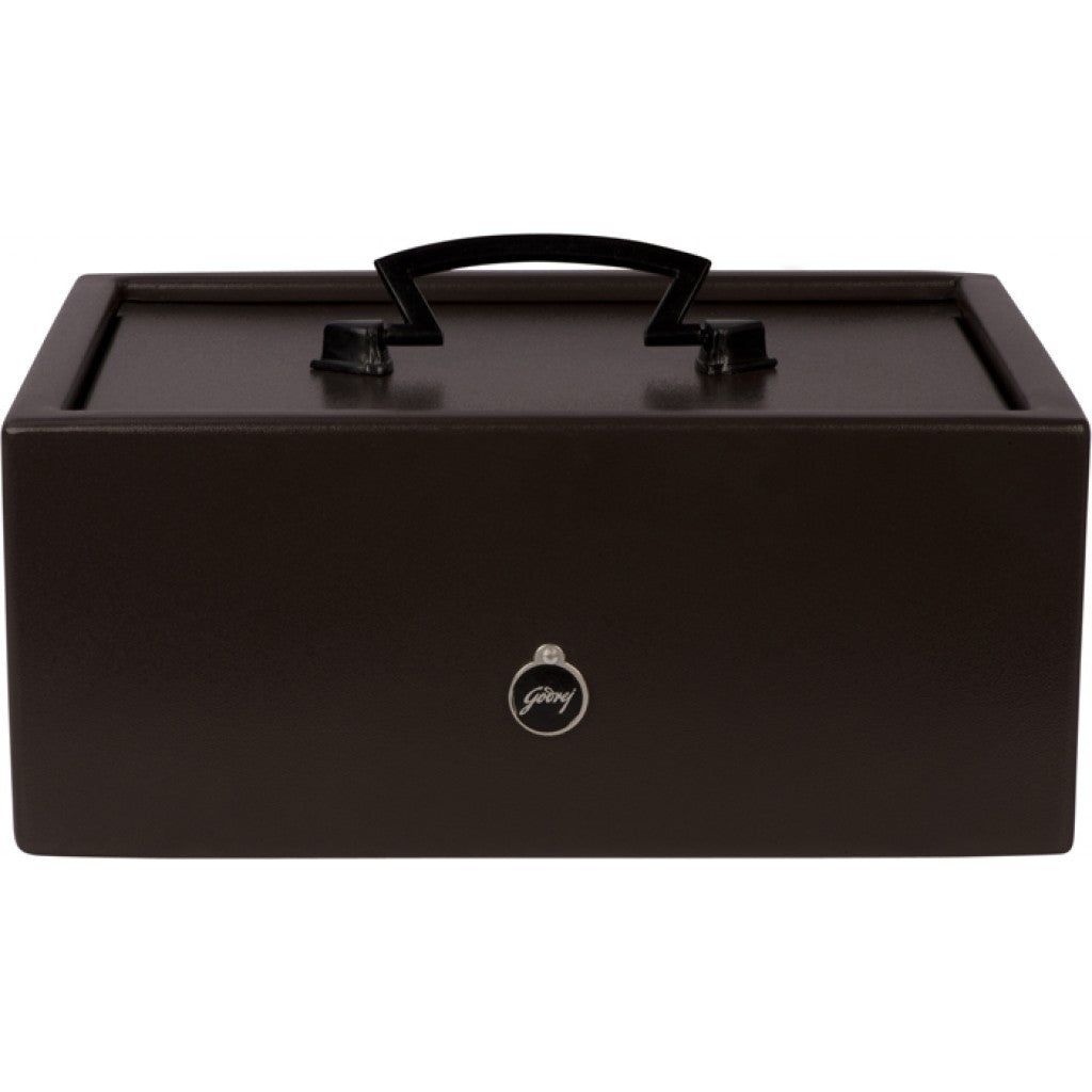 Godrej Aluminium Cash Box with Coin Tray Locker