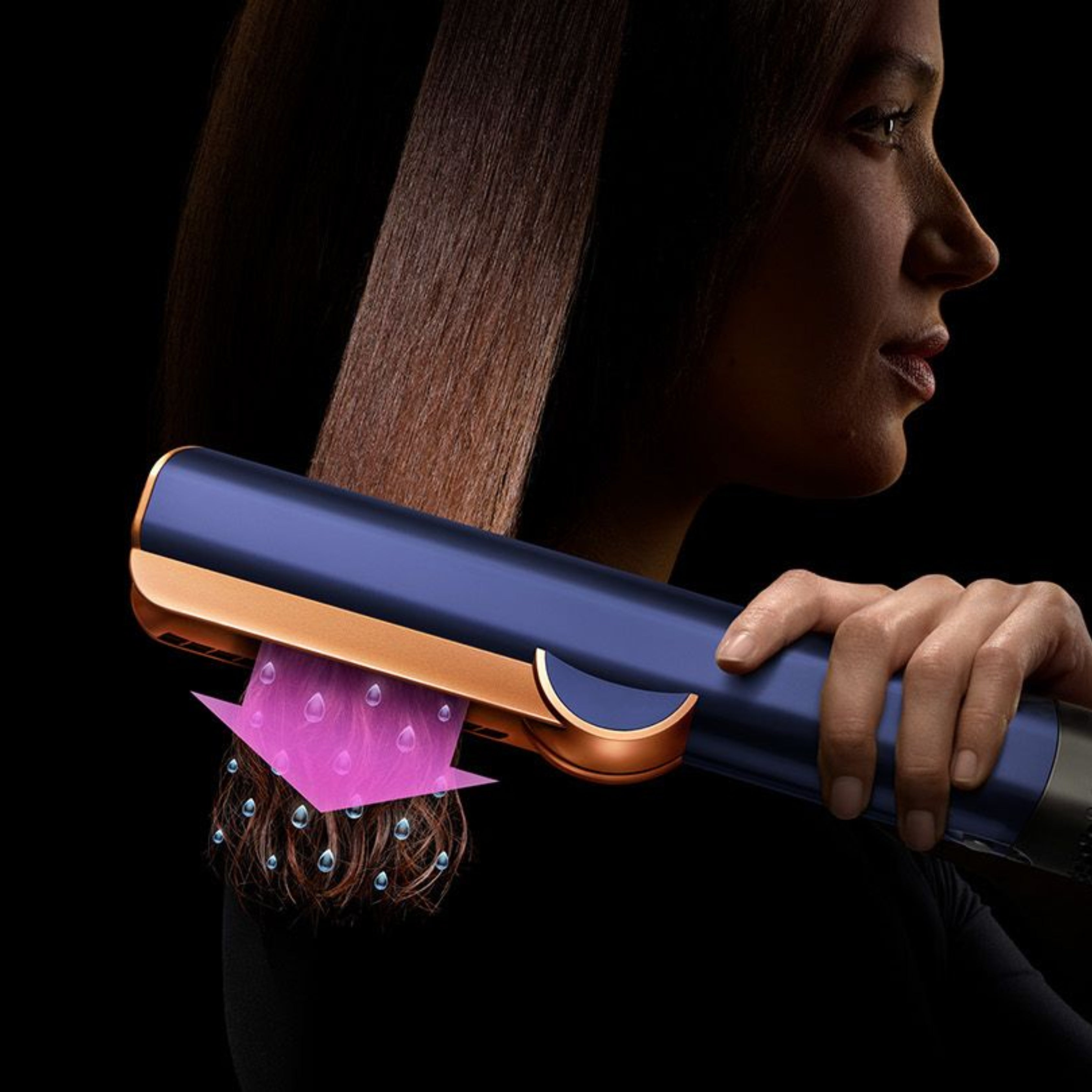 Dyson Airstrait™ Hair Straightener – AS (Prussian Blue/Rich Copper) DYSON