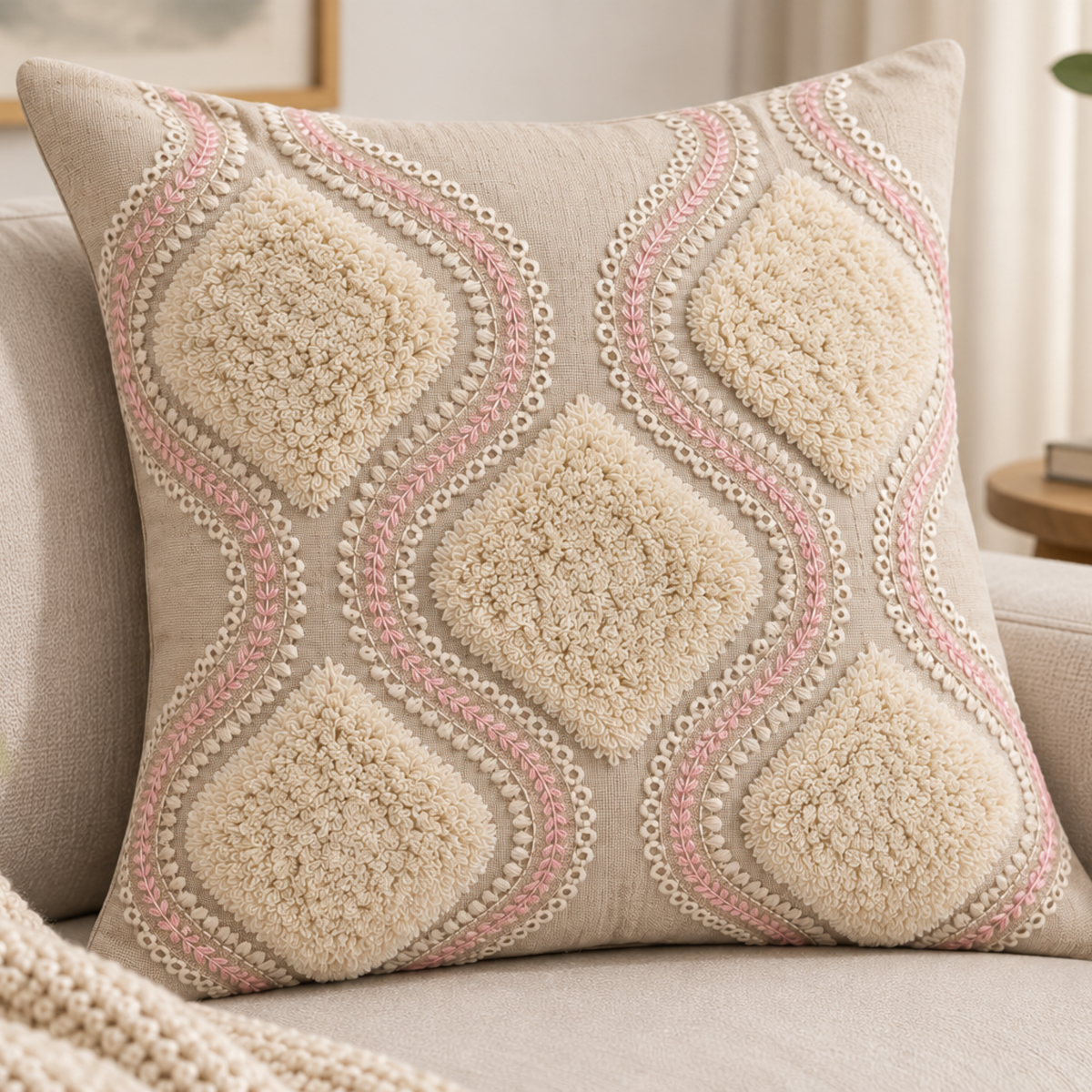 OoNA Kktf Cushion Cover 16X16 Carter D.No 45 OoNA
