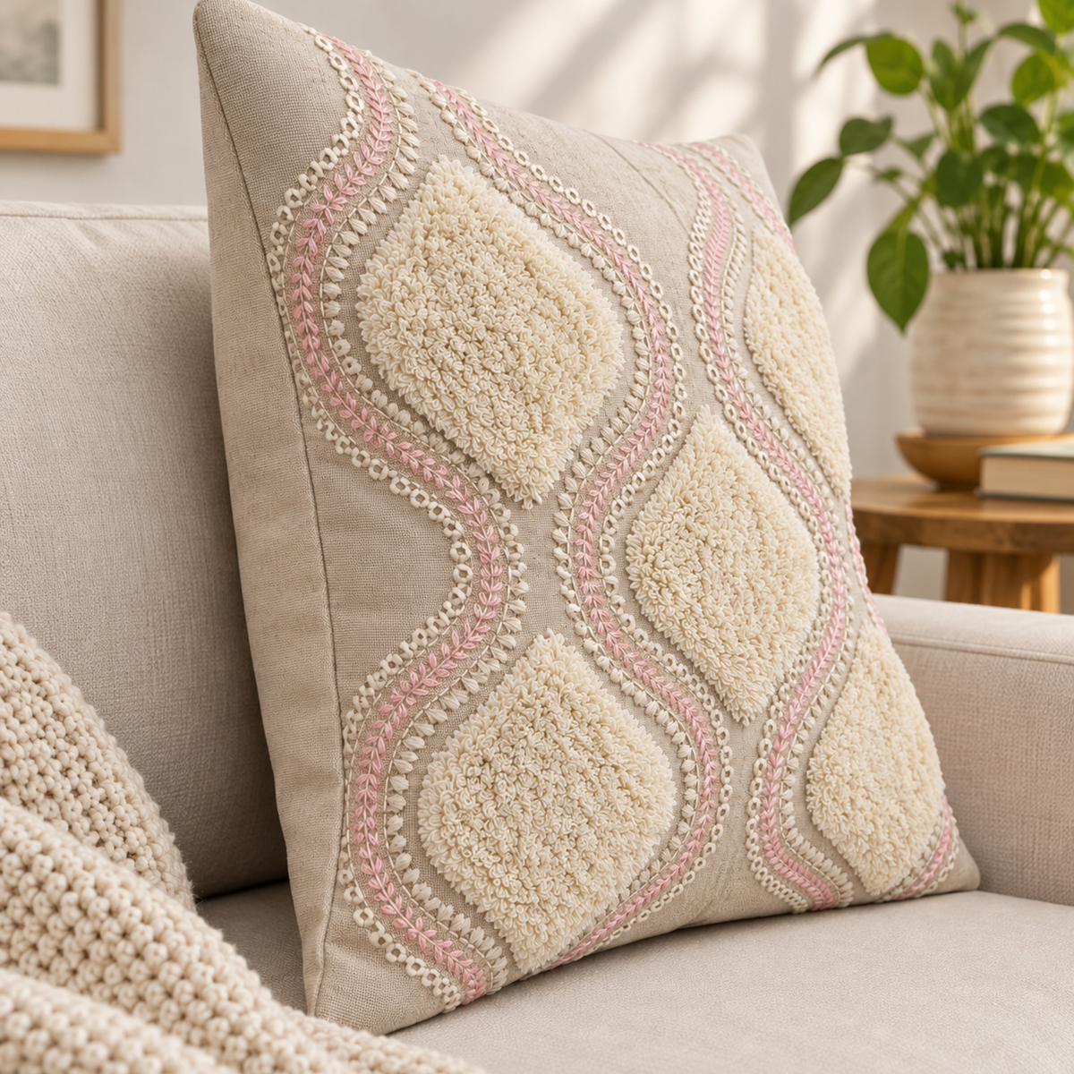 OoNA Kktf Cushion Cover 16X16 Carter D.No 45 OoNA