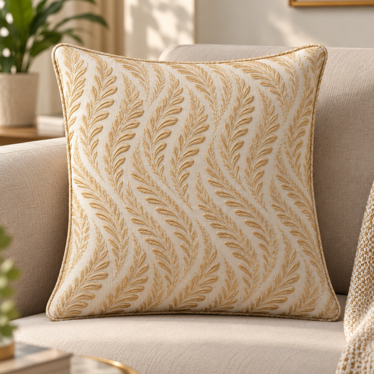 OoNA Kktf Cushion Cover Tanishq 3 16X16 Inch OoNA