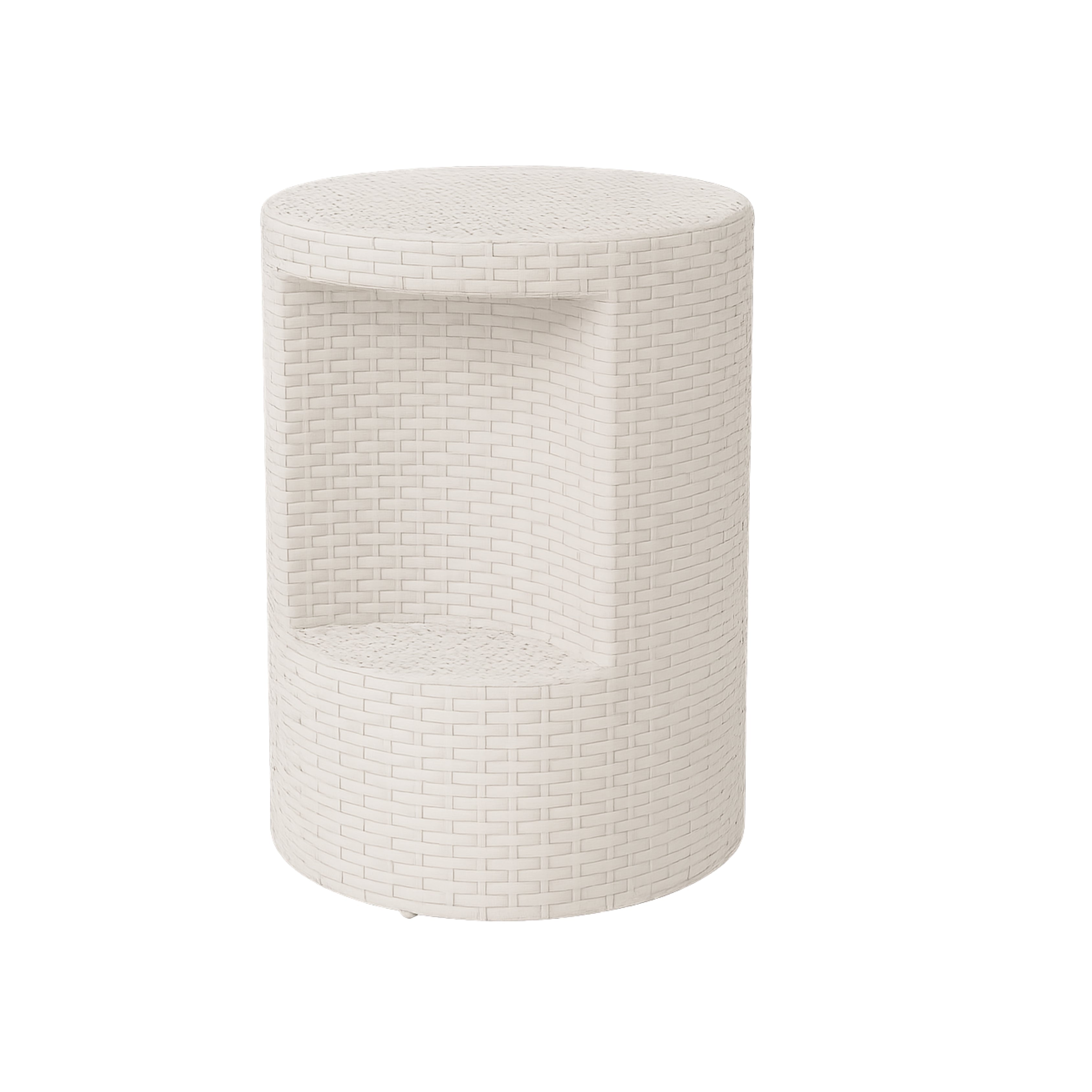 Weave Craft Albany Bar Stool – 50 cm Diameter, Rehau Wicker Weave Craft