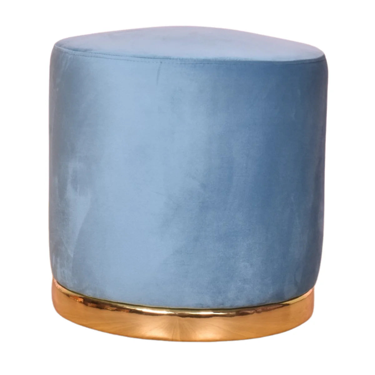 ARENA Pouffee Azure Ottoman Silky Teal Blue Sofa