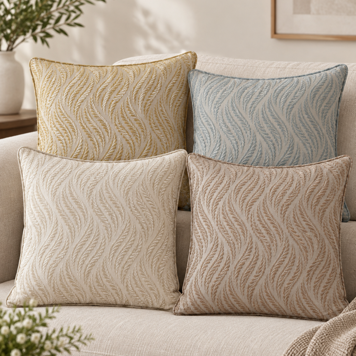 OoNA Kktf Cushion Cover Tanishq 3 16X16 Inch OoNA
