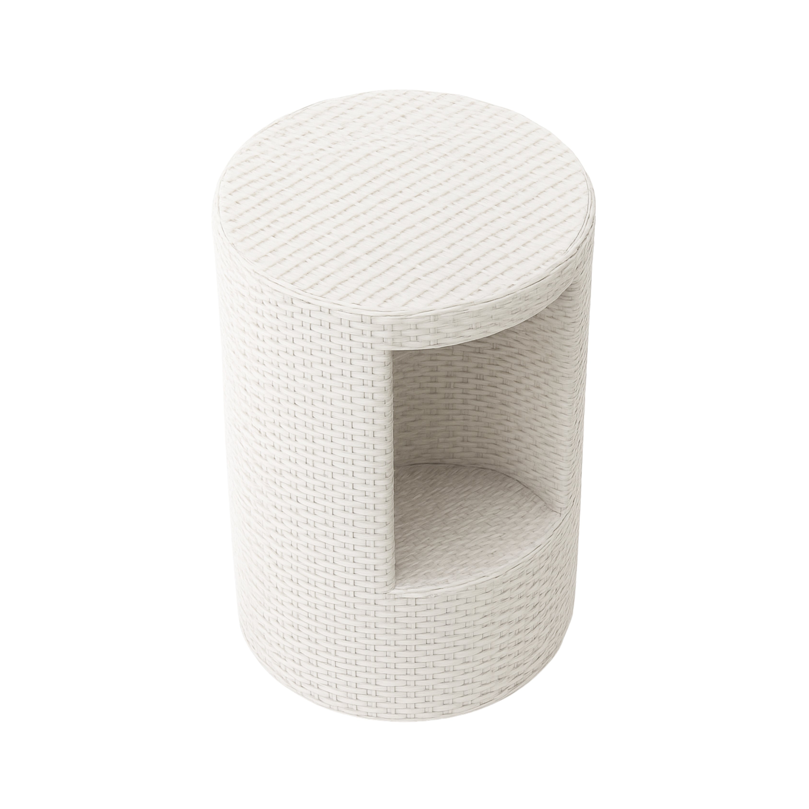 Weave Craft Albany Bar Stool – 50 cm Diameter, Rehau Wicker Weave Craft