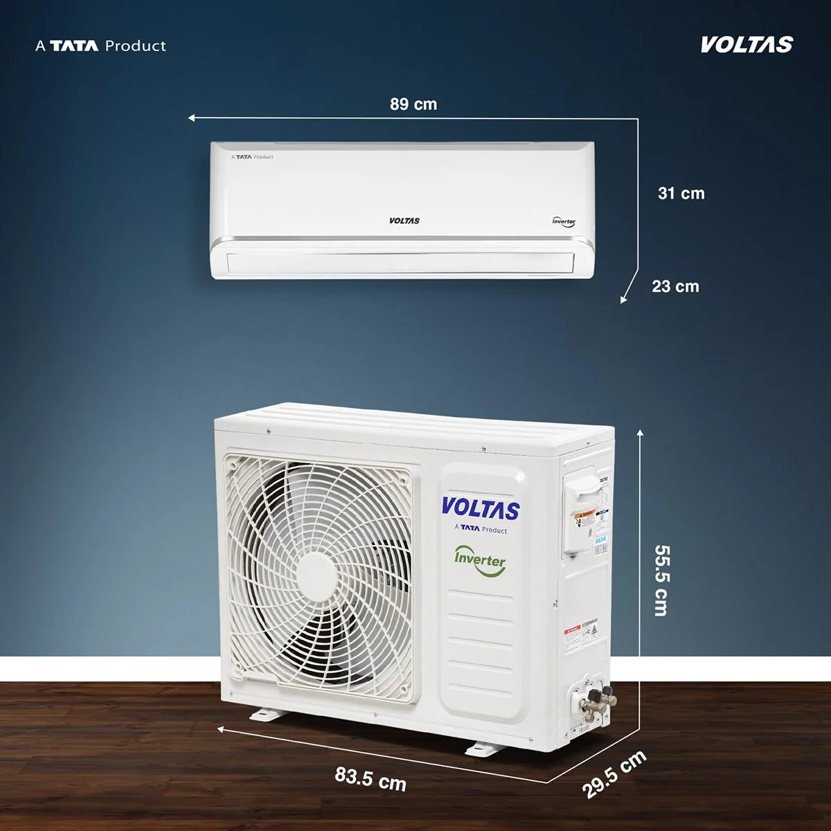 VOLTAS AC-INDOOR UNIT SAC 183INV VECTRA ZEN SILVER  INVERTER 1.5 VOLTAS