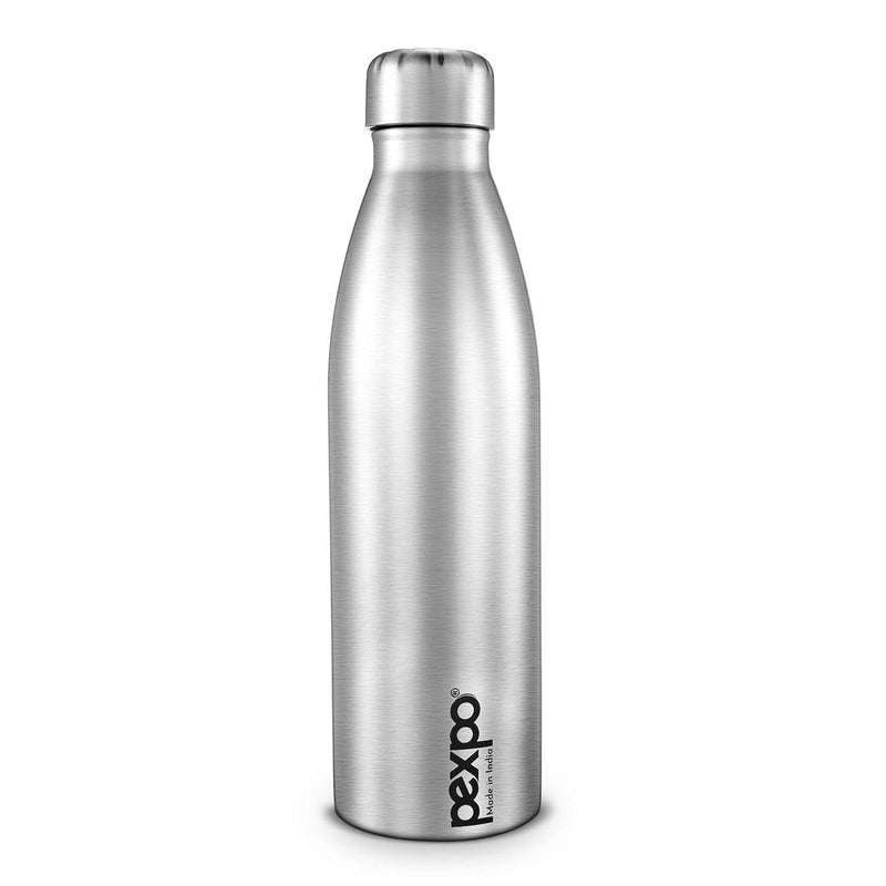 PEXPO GENRO Single Wall | Wide Mouth with A Sturdy Grip Water Bottle