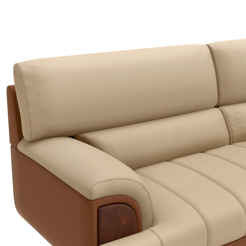 GODREJ 3 Seater Sofa BAYFLOW Beige