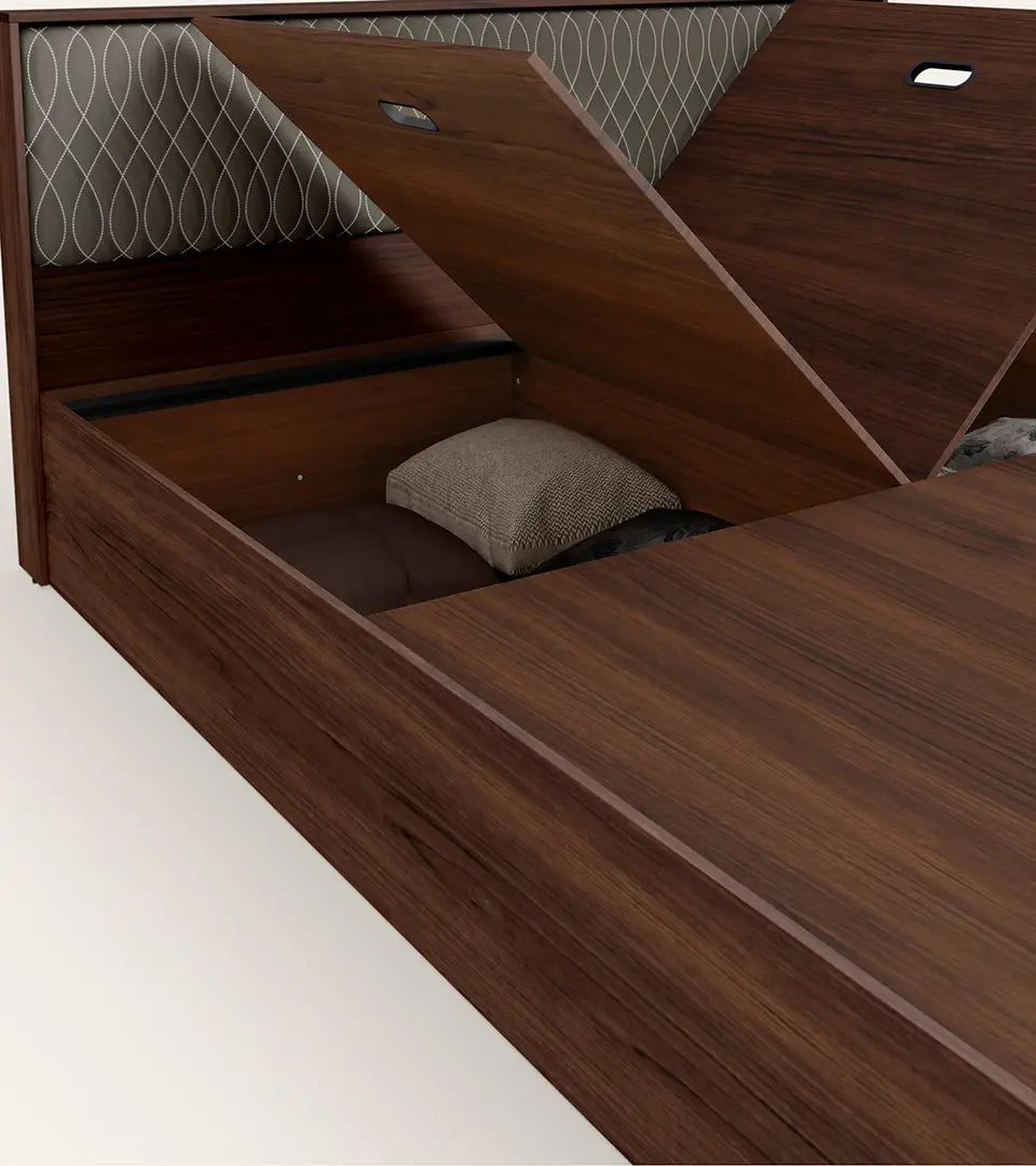 GODREJ QUEEN BED EDEN V2 DARK WALNUT GODREJ