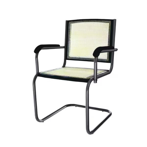 GODREJ CH7 Cane Chair Mid Back Visitor Chair Grey with Powder Coated