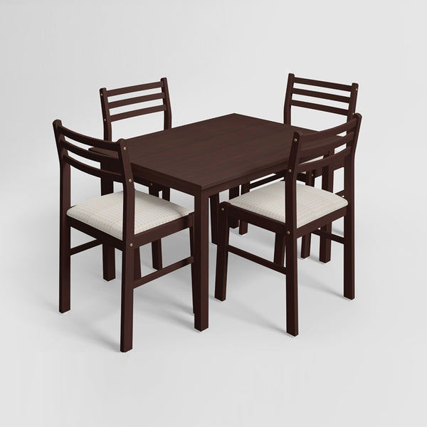 GODREJ Estana 4 Seater Dining Set Mahogany