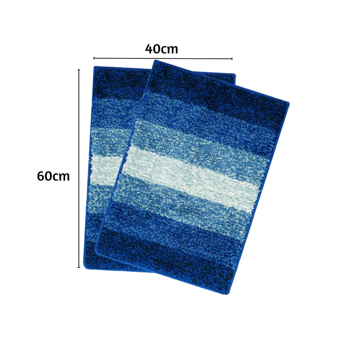 OoNA SF Pano Stripe & Melange S/2 Doormat OoNA