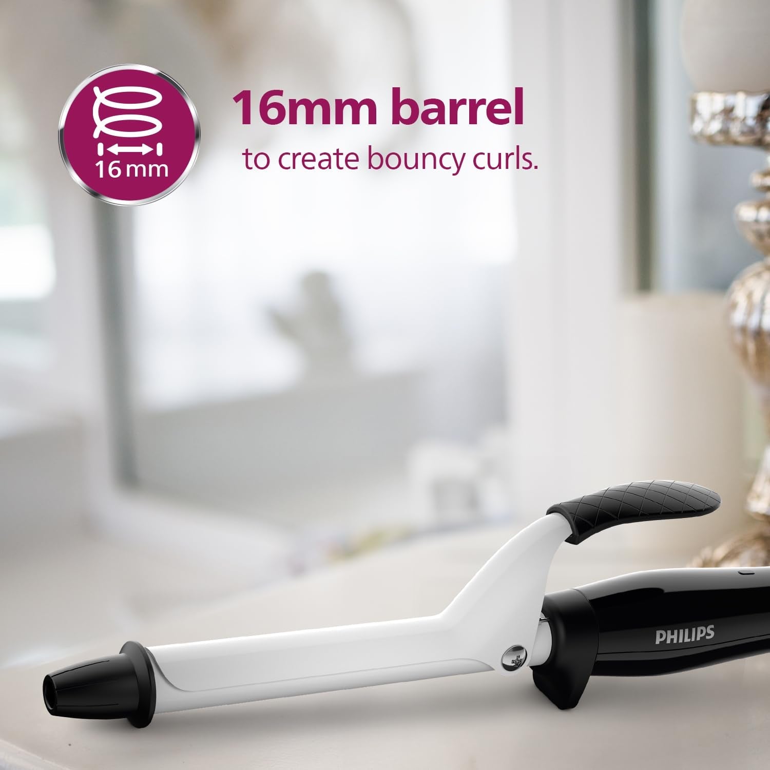 PHILIPS BHB862 Hair Curler Black PHILIPS