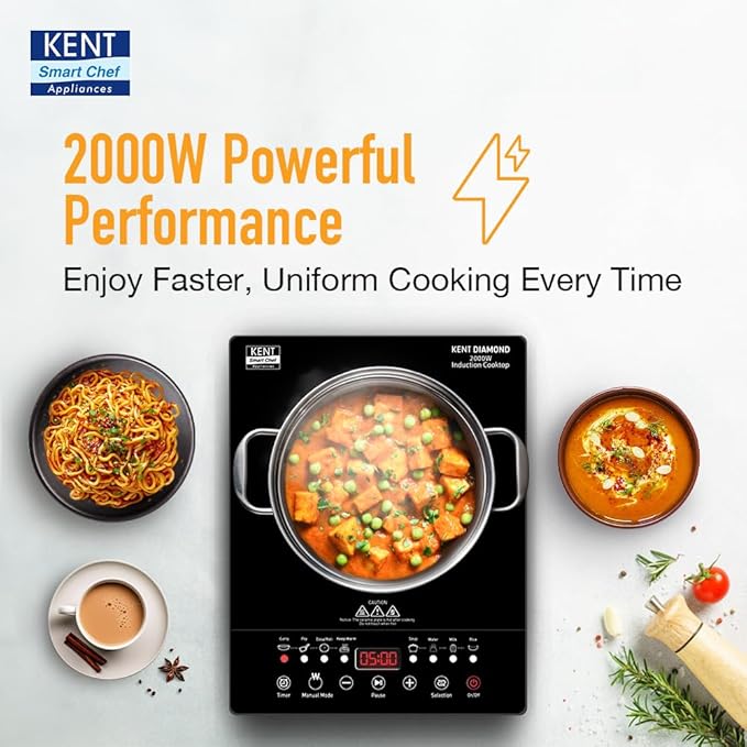 KENT INDUCTION COOKTOP   DIAMOND- 2000 W KENT