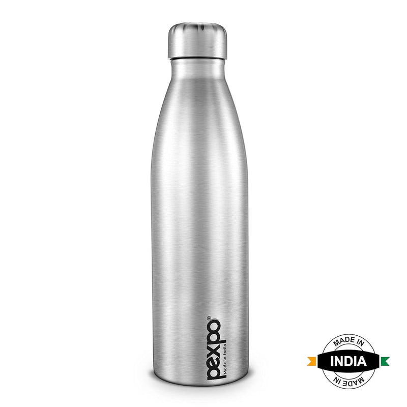 PEXPO GENRO Single Wall | Wide Mouth with A Sturdy Grip Water Bottle