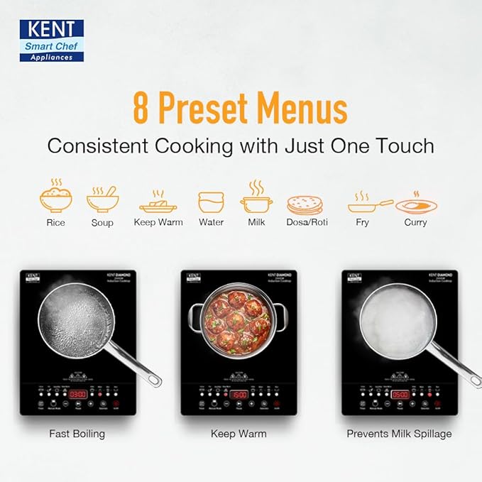 KENT INDUCTION COOKTOP   DIAMOND- 2000 W KENT