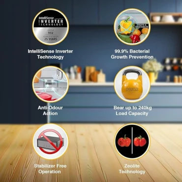 WHIRLPOOL REFRIGERATOR-FF-DD  IF INV ELT DF305 (2S) ILLUSIA STEE WHIRLPOOL