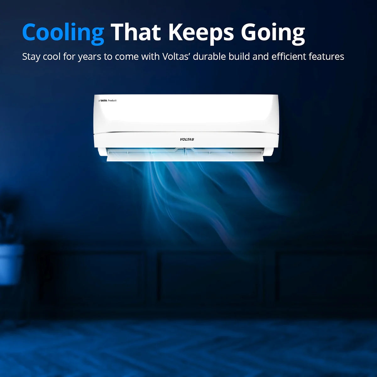 VOLTAS AC-INDOOR UNIT SAC 183V VECTRA ZENITH SILVER   1.5 TON VOLTAS