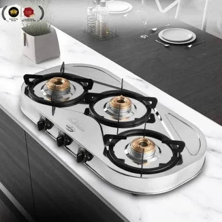 SUNFLAME COOK TOP SPECTRA 3B SS   3 BURNER SUNFLAME