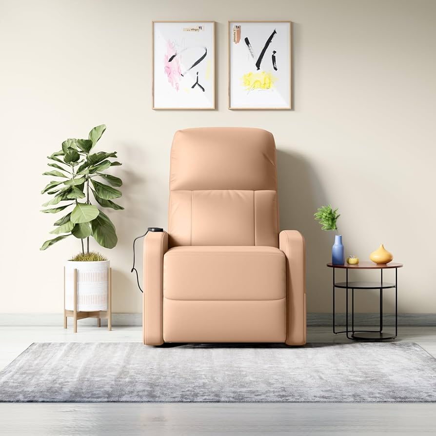 GODREJ MILOS 1SEATER RECLINER SLTHR CREAM GODREJ