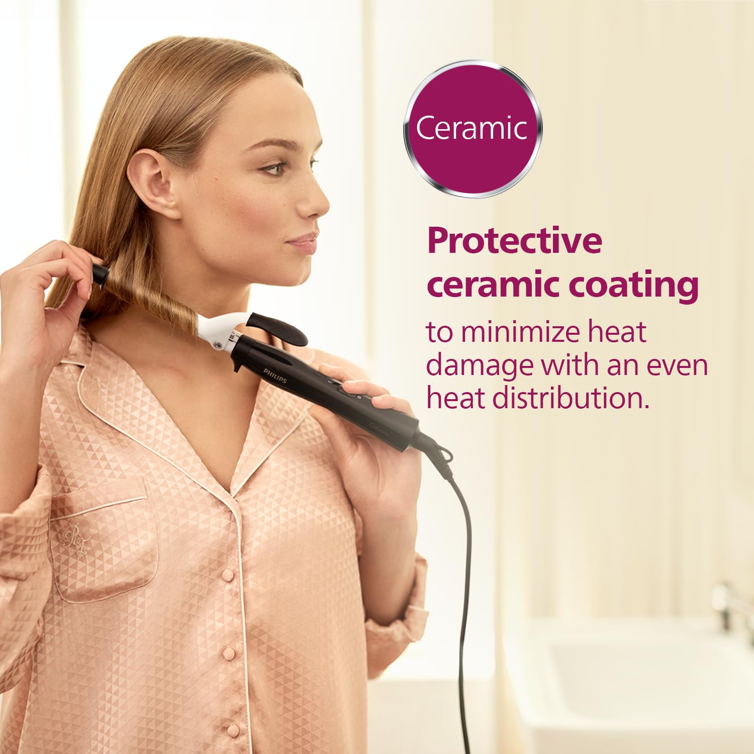 PHILIPS BHB862 Hair Curler Black PHILIPS