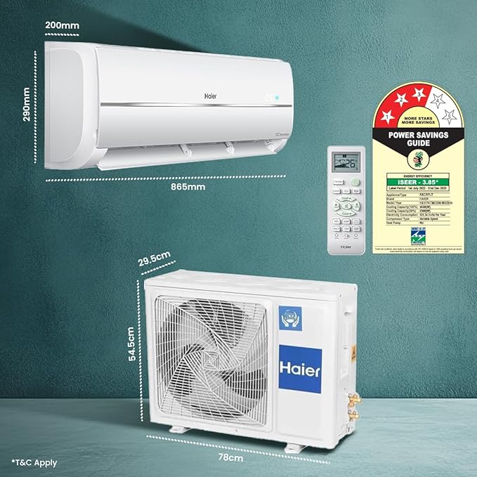 HAIER AC-INDOOR UNIT HSU17V-TMS3BN  INVERTER 1.5 TON HAIER