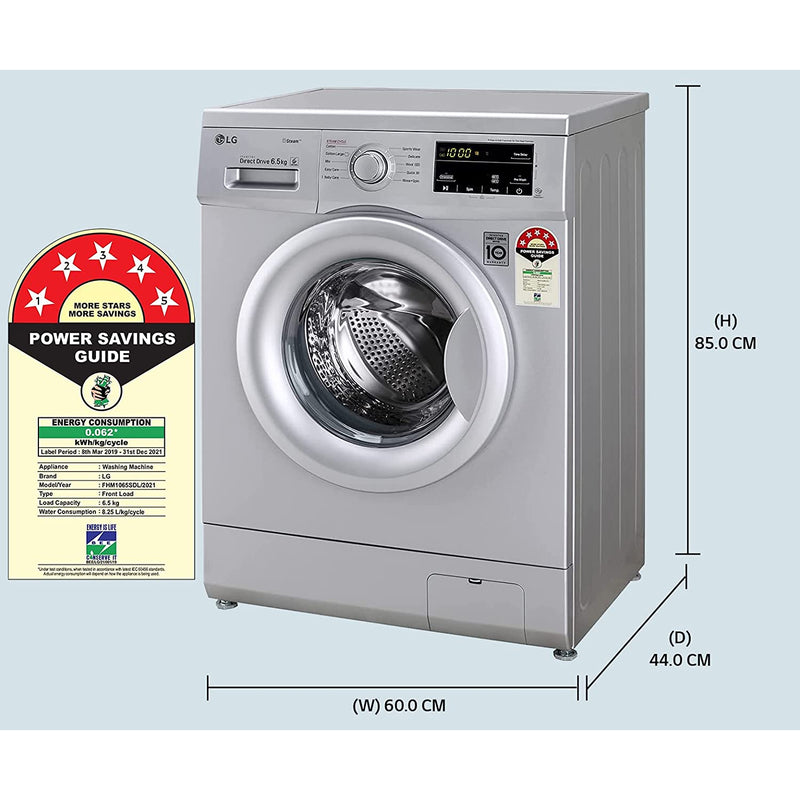 LG FHM1065SDL  6.5  Inverter Fully-Automatic Front Loading Washing Machine