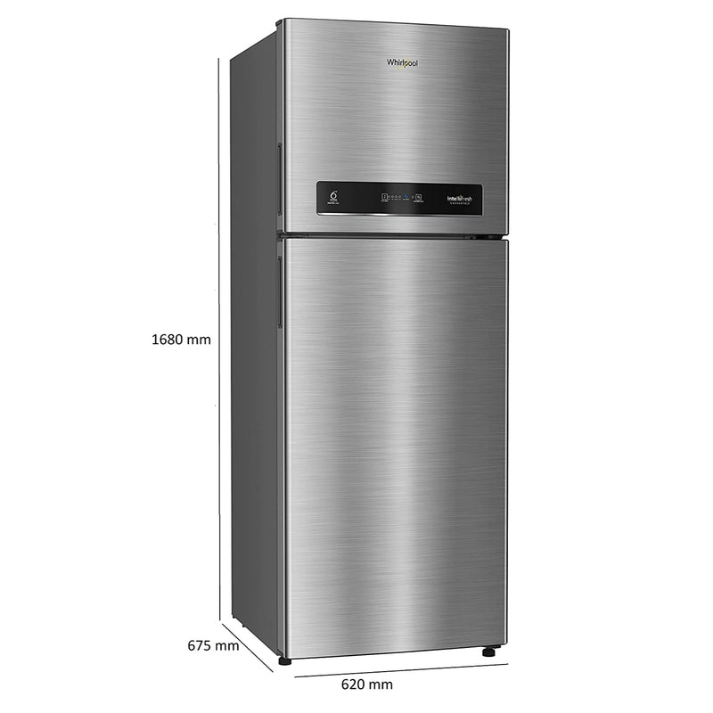 Whirlpool IF INV CNV 355 COOL ILLUSIA 3S 340 L 3 Star With Inverter Double Door Refrigerator