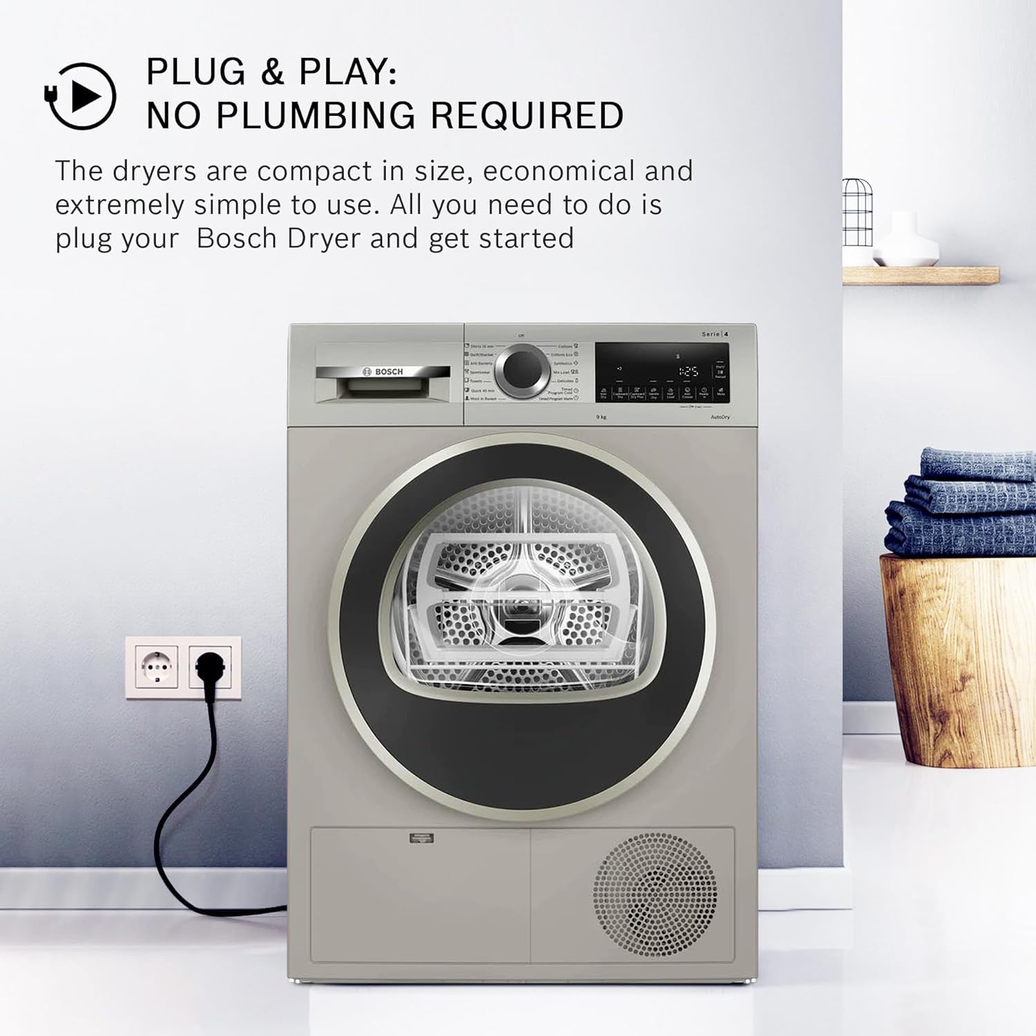 BOSCH CLOTH DRYER WPG24108IN 9 KG BOSCH