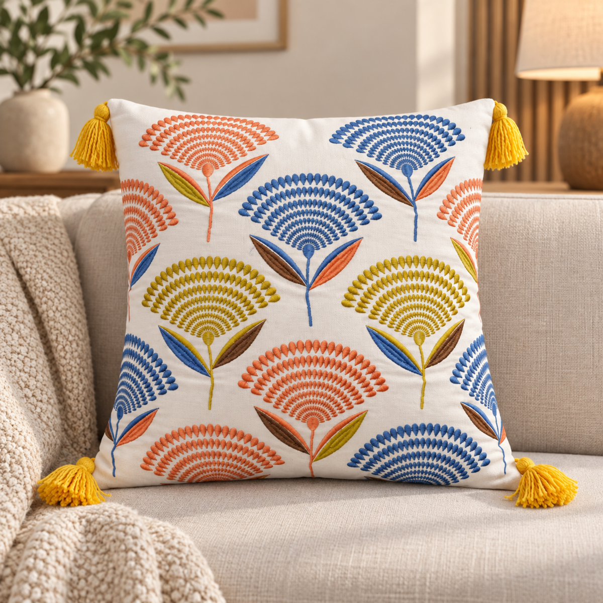 OoNA Kktf Cushion Cover 16X16 Carter D No 01 OoNA