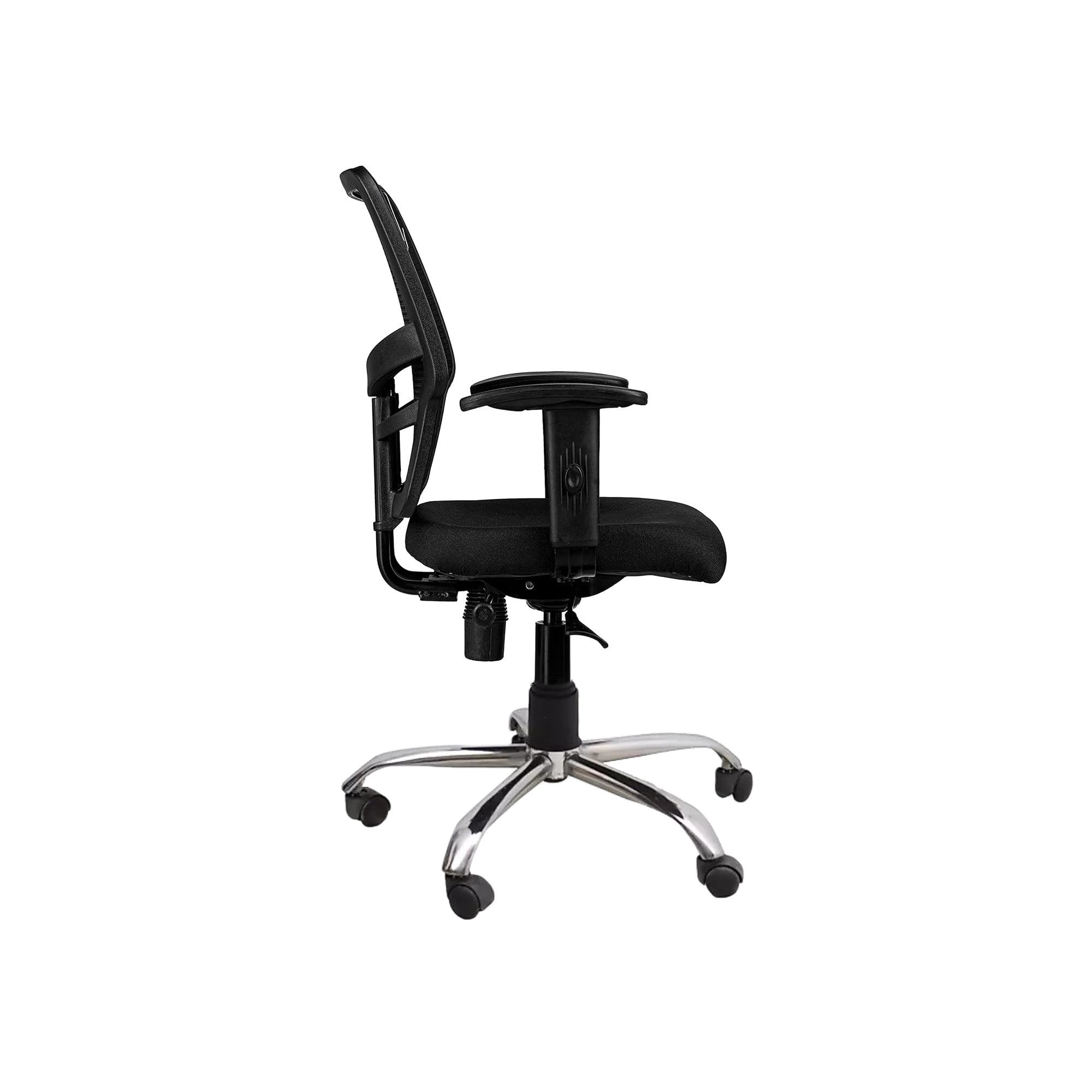 ARENA Mid Back Chair Tar Chrome