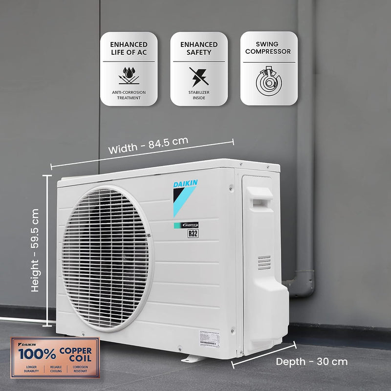 DAIKIN Air Conditioner ATKL60UV16U Inverter 1.8 TON