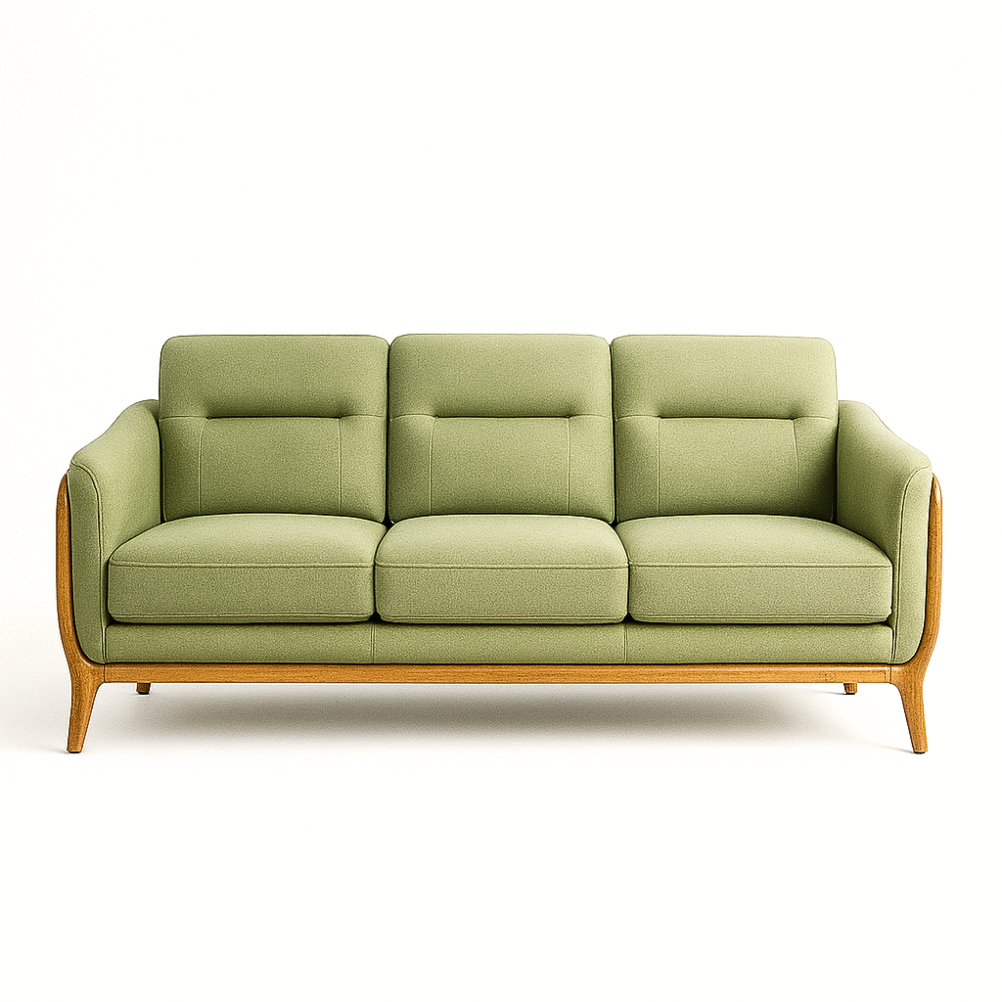 OONA Ford 3-Piece Sofa Set (3+2+1) – Dark Green CMM Arena Retails Pvt Ltd