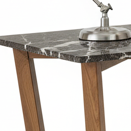 ARENA End Table DAPHNE Paladina Top Walnut Legs ARENA