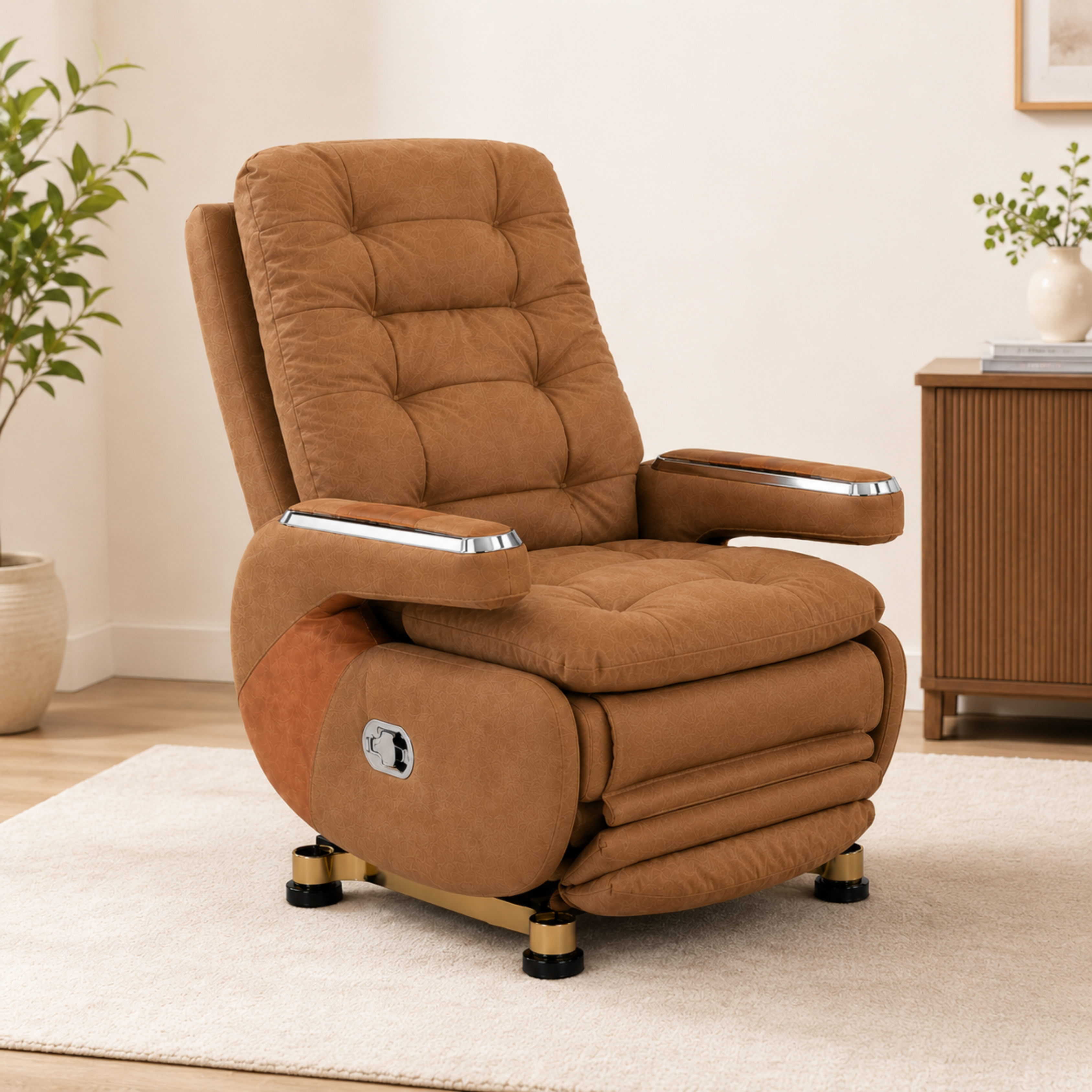 Arena Single Seater Recliner Retro Brown ARENA