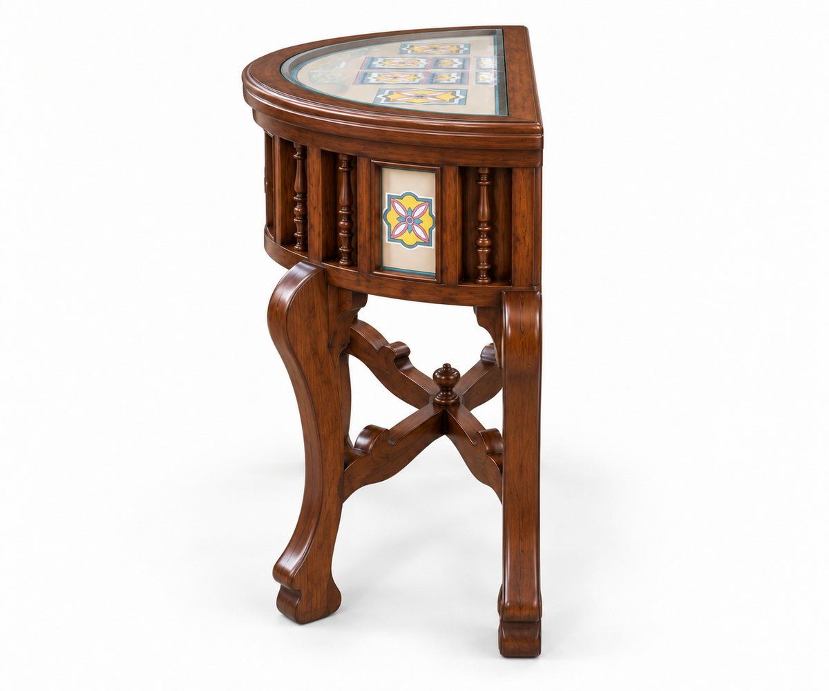 OoNA AWADH-II AAC290627A Teakwood Console Table OoNA