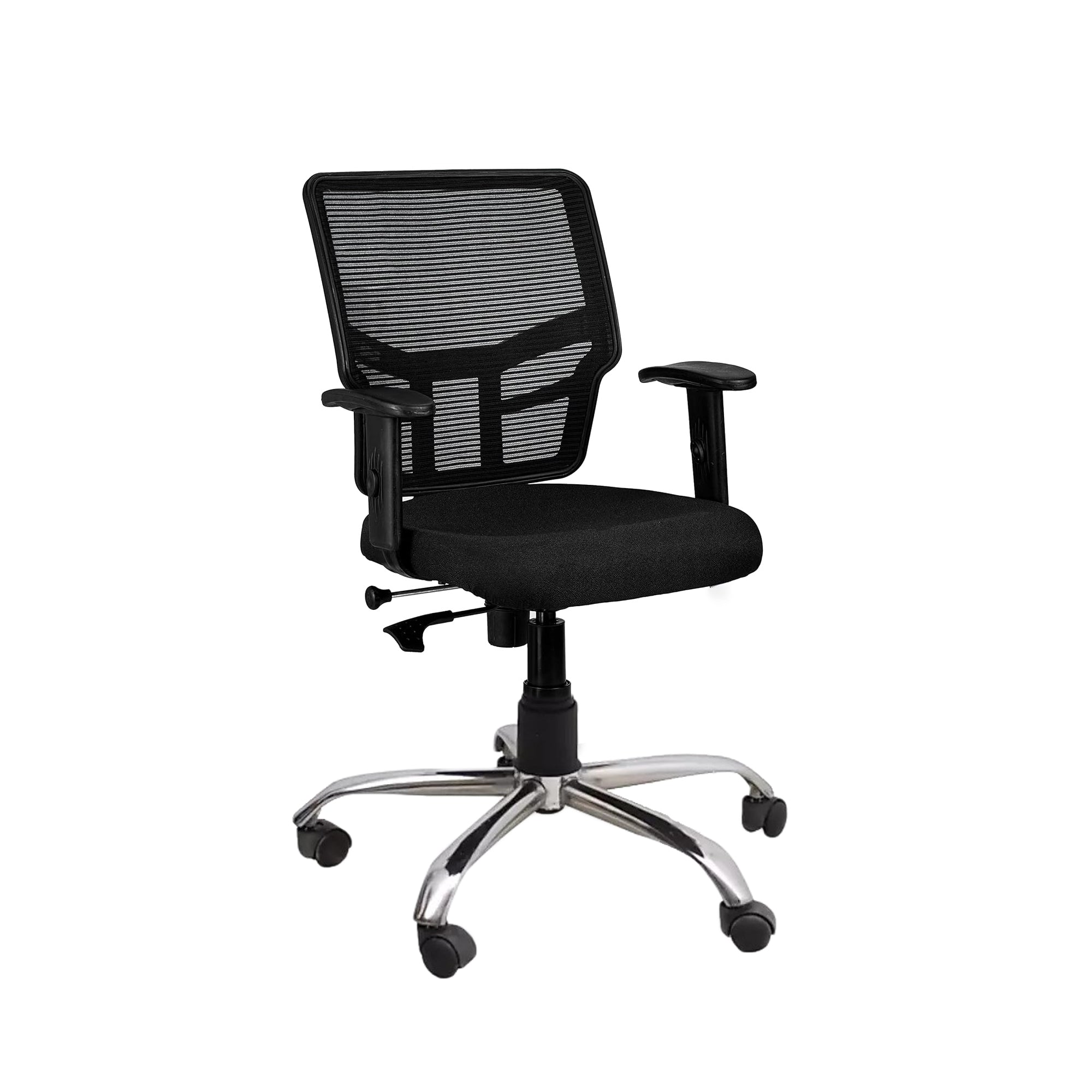 ARENA Mid Back Chair Tar Chrome