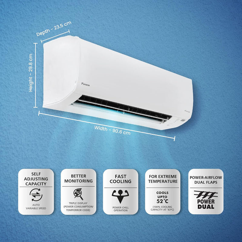 DAIKIN Air Conditioner ATKL60UV16U Inverter 1.8 TON