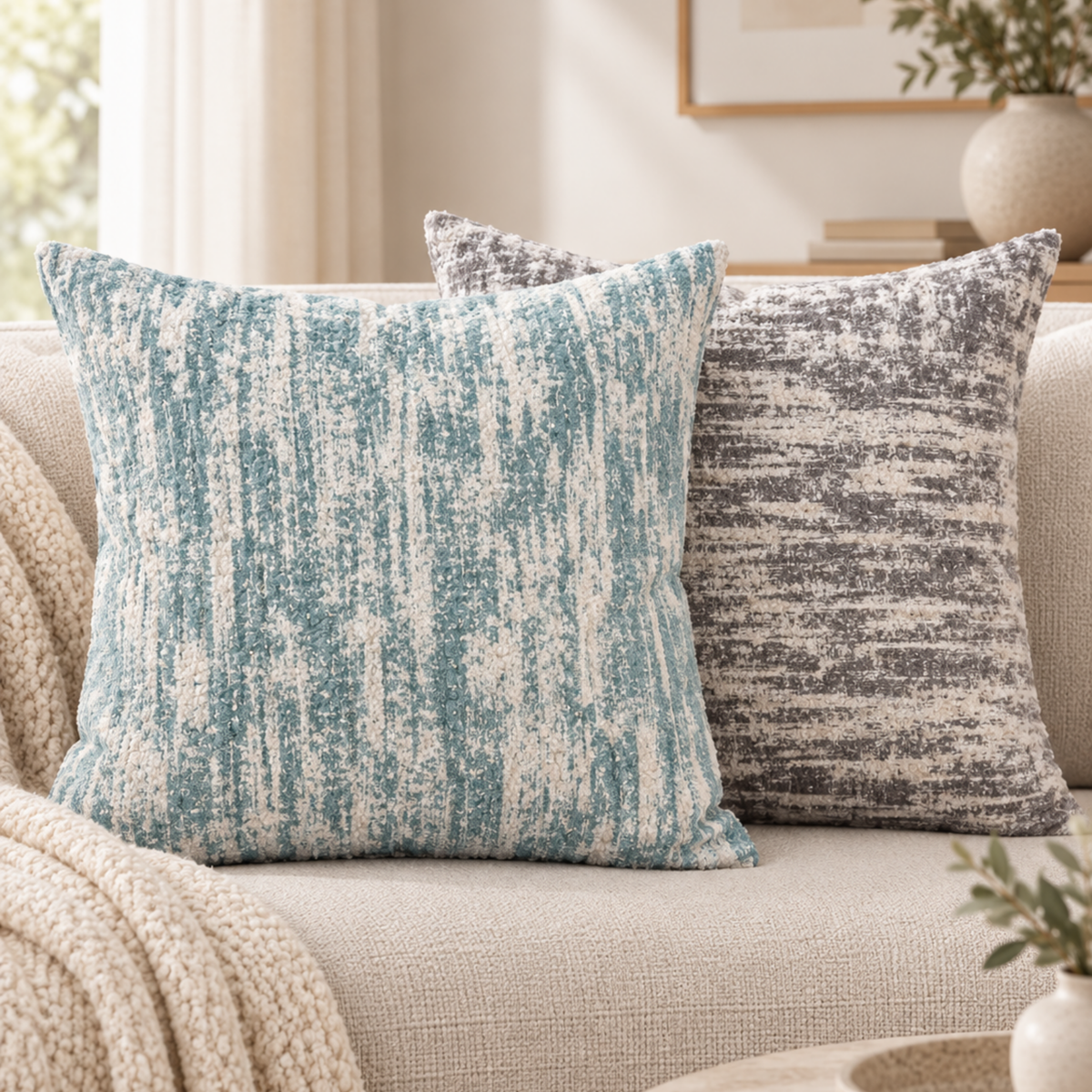 OoNA Kktf Cushion Cover Maira Dn247 16X16 Inch OoNA