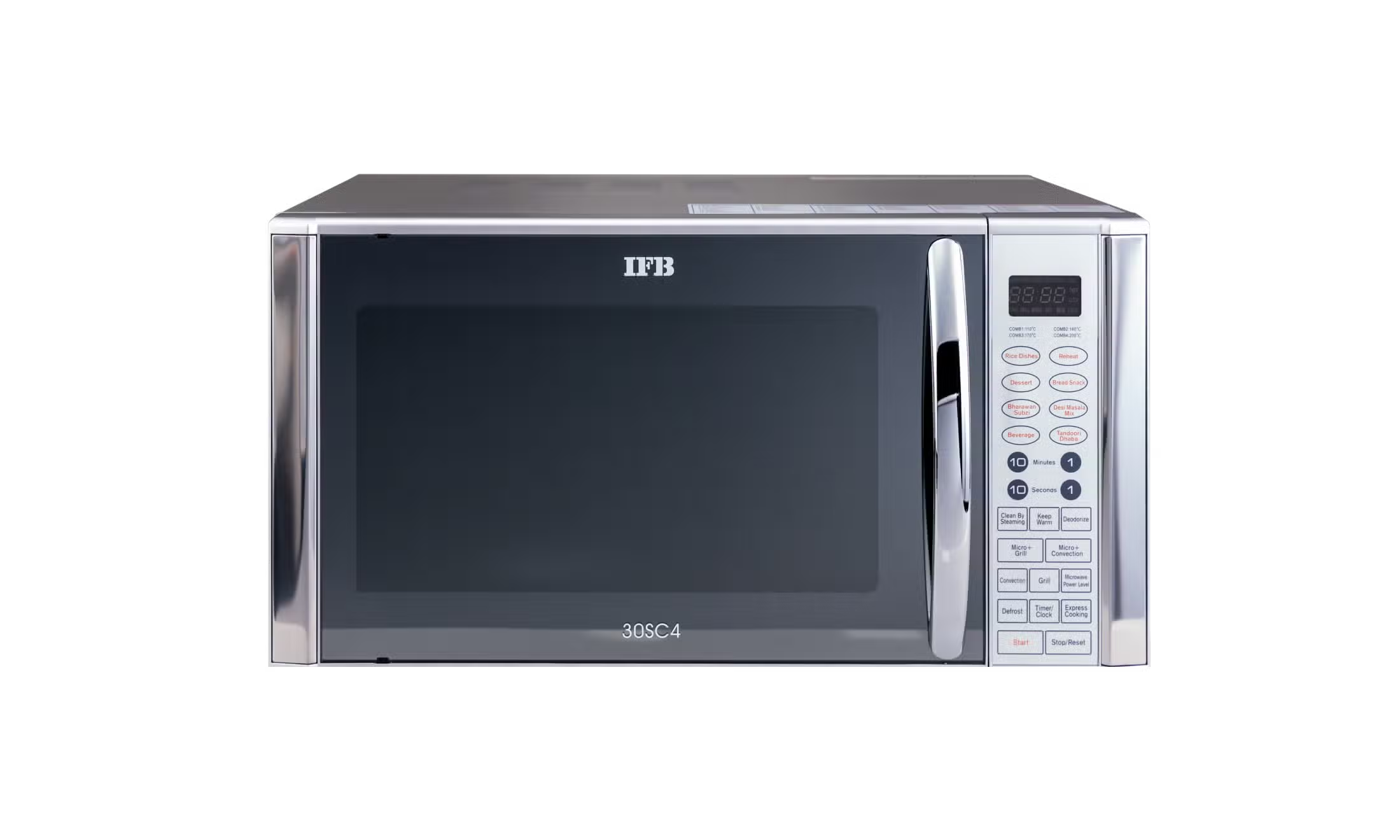 IFB 30SC4 Metal Metallic Silver 30L Microwave Oven IFB