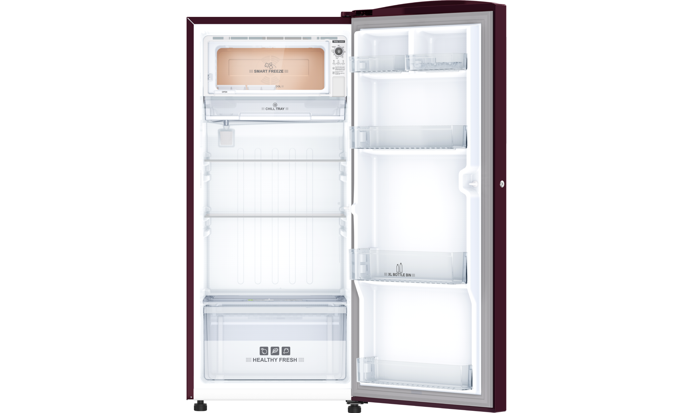 IFB REFRIGERATOR-DC-SD  DC-2132FSS  RED STEEL 187 LTRS IFB