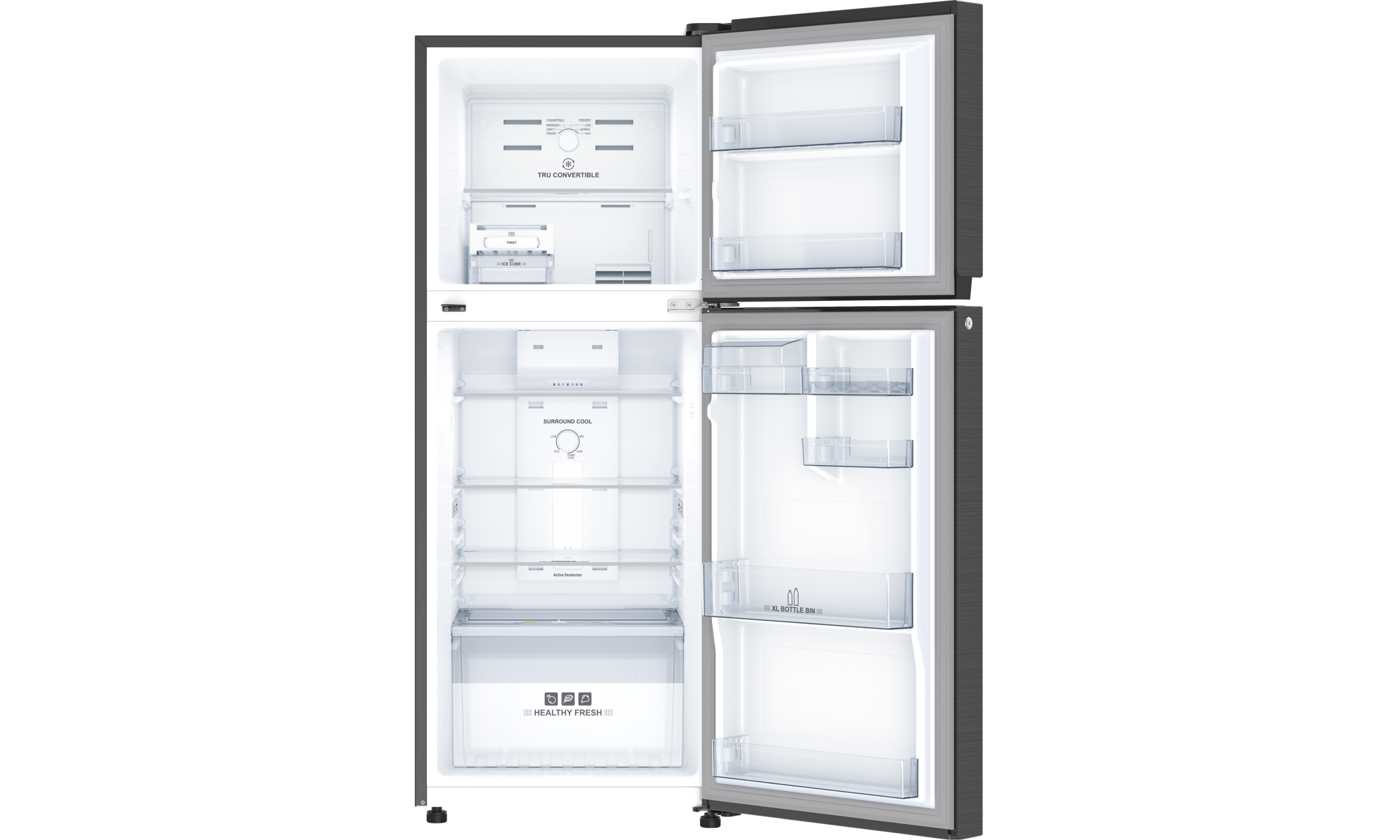 IFB REFRIGERATOR-FF-DD  FF-2902FKST  METAL BLACK 243 LTRS IFB