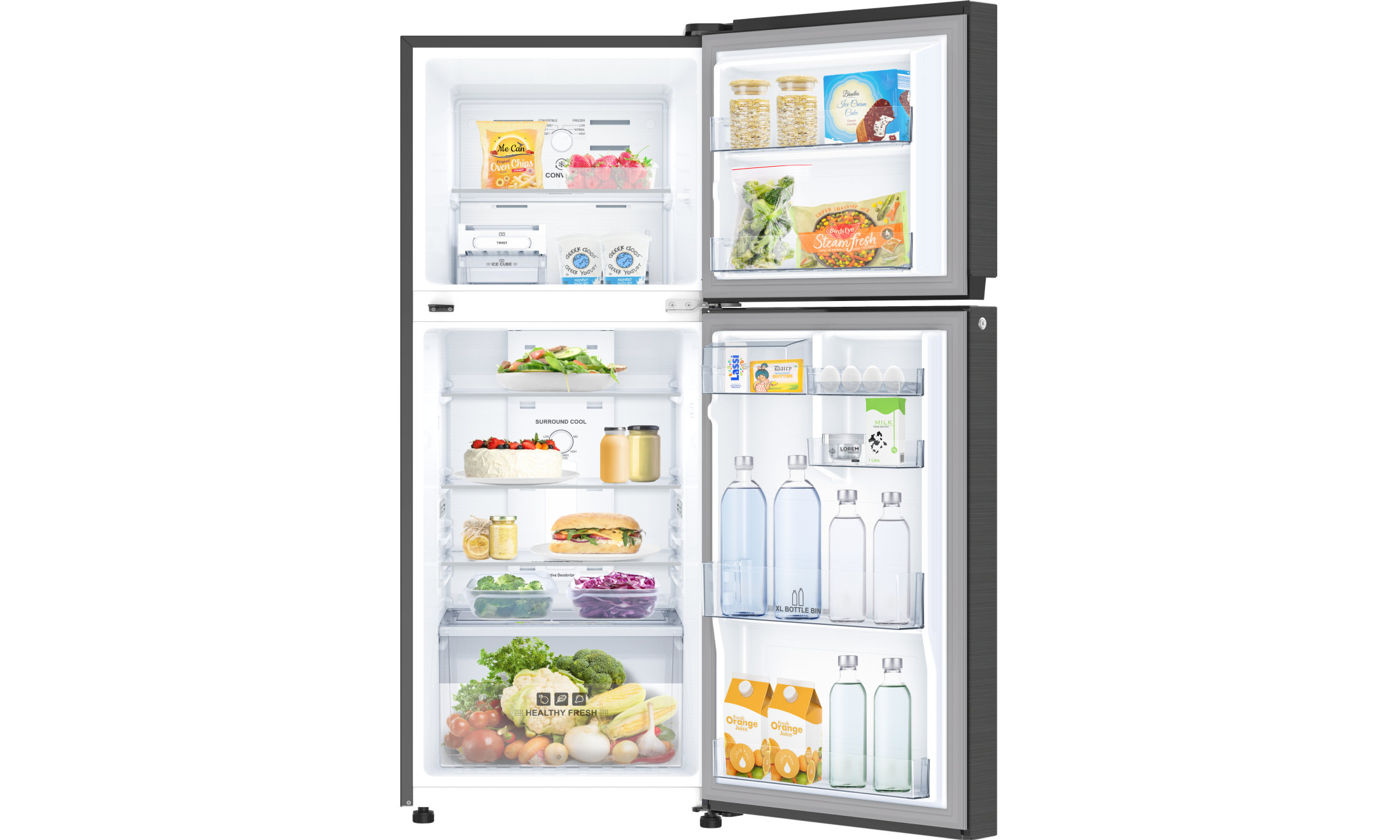 IFB REFRIGERATOR-FF-DD  FF-2902FKST  METAL BLACK 243 LTRS IFB