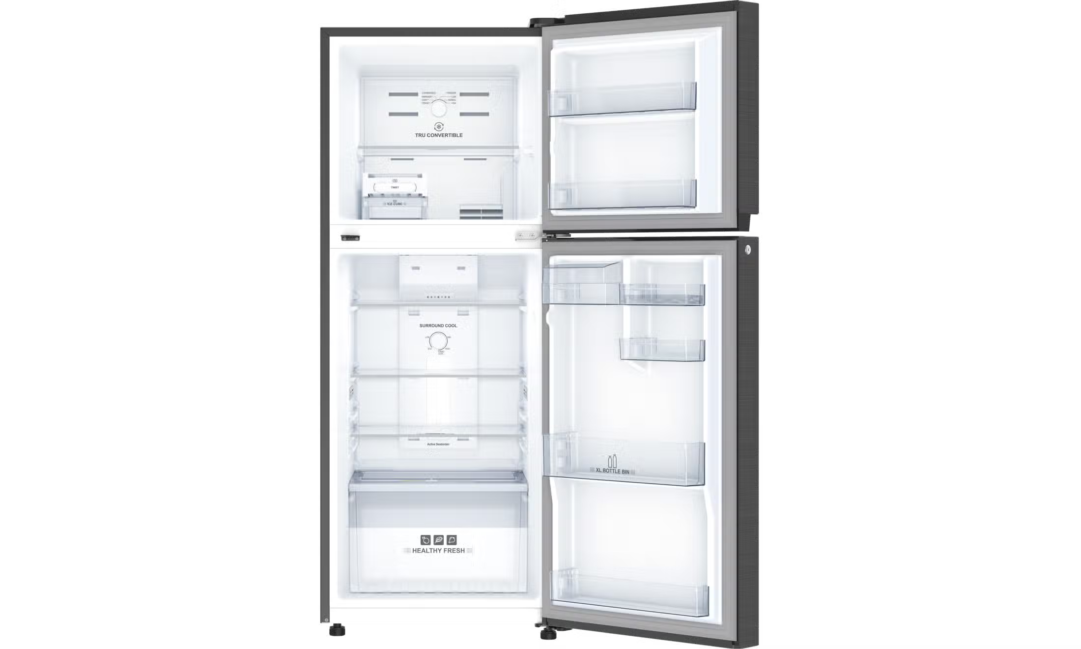IFB REFRIGERATOR-FF-DD  FF-2902IKST  METAL BLACK 243 LTRS IFB