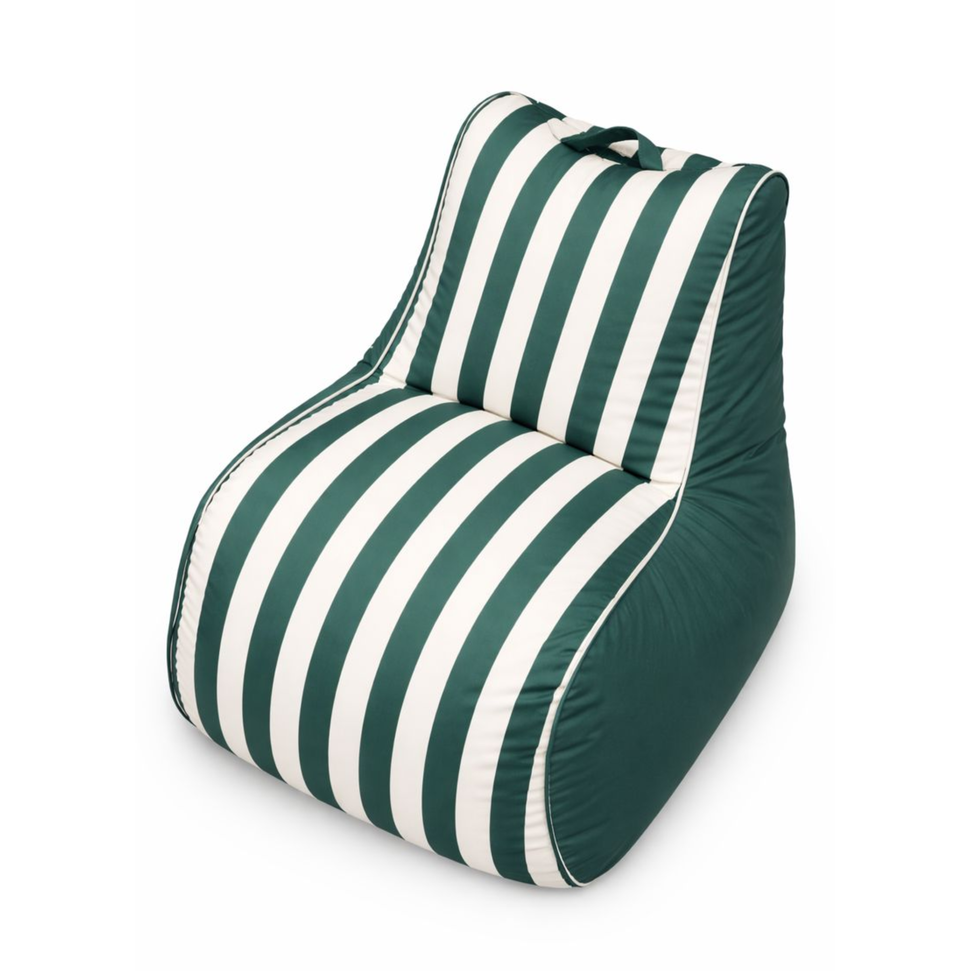 ARENA BEAN BAG GARDEN LOUNGER EVGRL05 GREEN STRIPS ARENA
