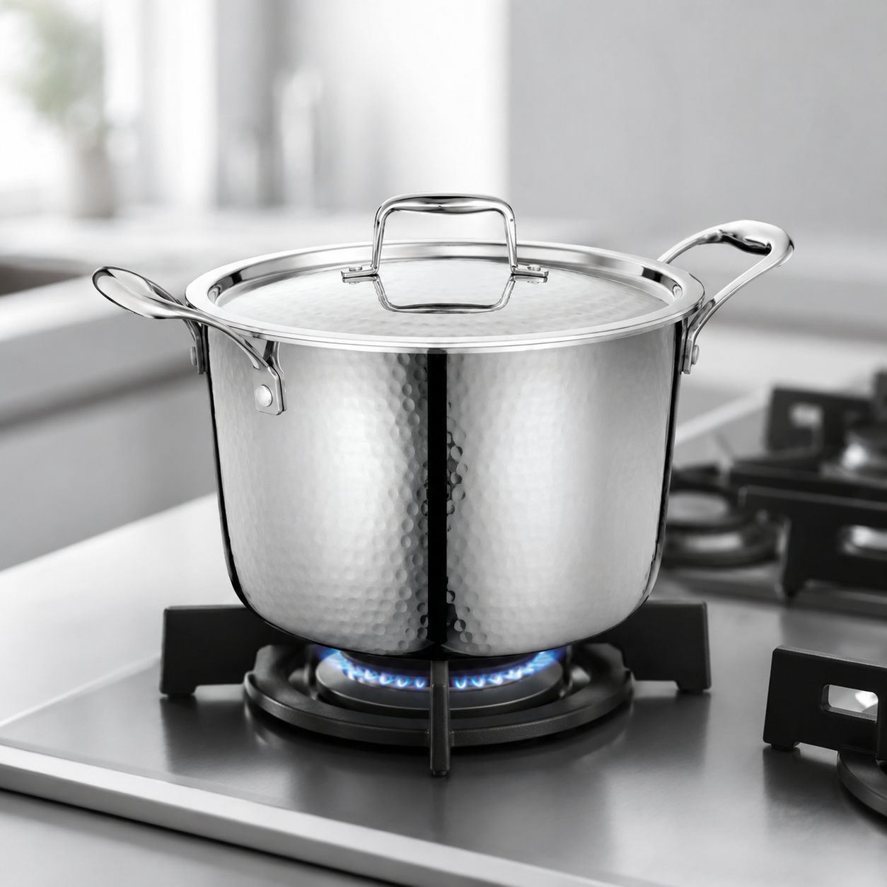 SHRI & SAM JHC-40-2-5LTRS-SS COOKWARE TRIPLY HM BH CASSEROLE SHRI & SAM