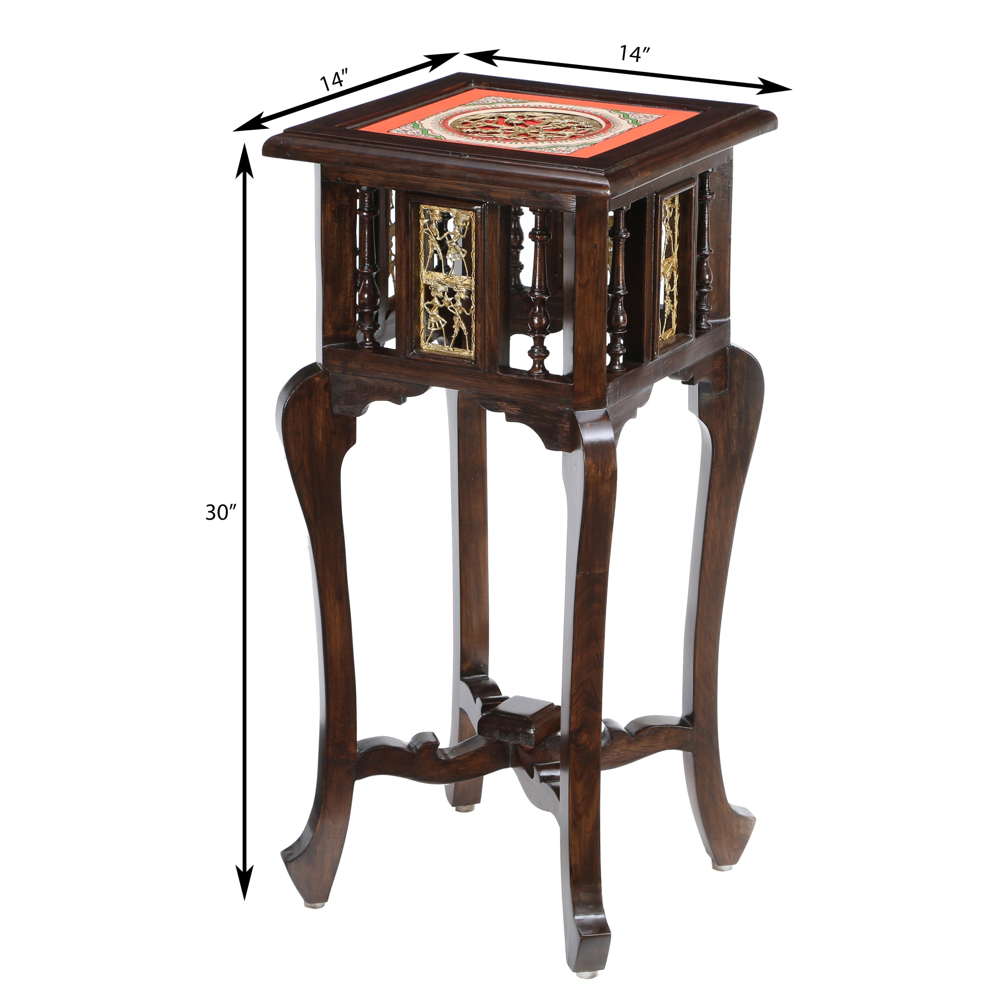 OoNA SHAHI AAC290215 Teakwood End Table