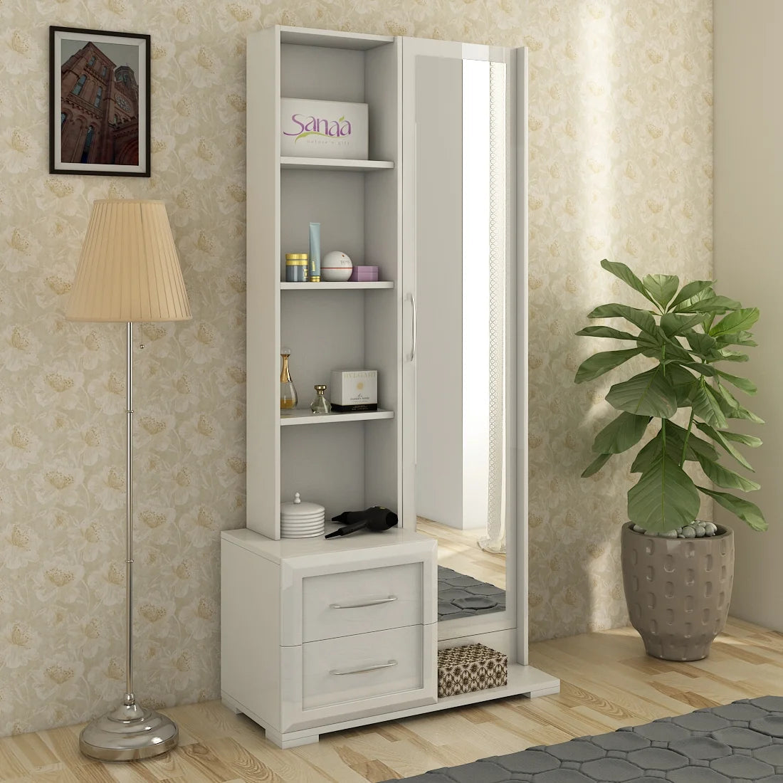 ARCTIC BEDROOM SET SPACEWOOD